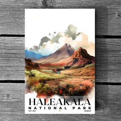 Haleakala National Park Poster, Travel Art, Office Poster, Home Decor | S4 - image3